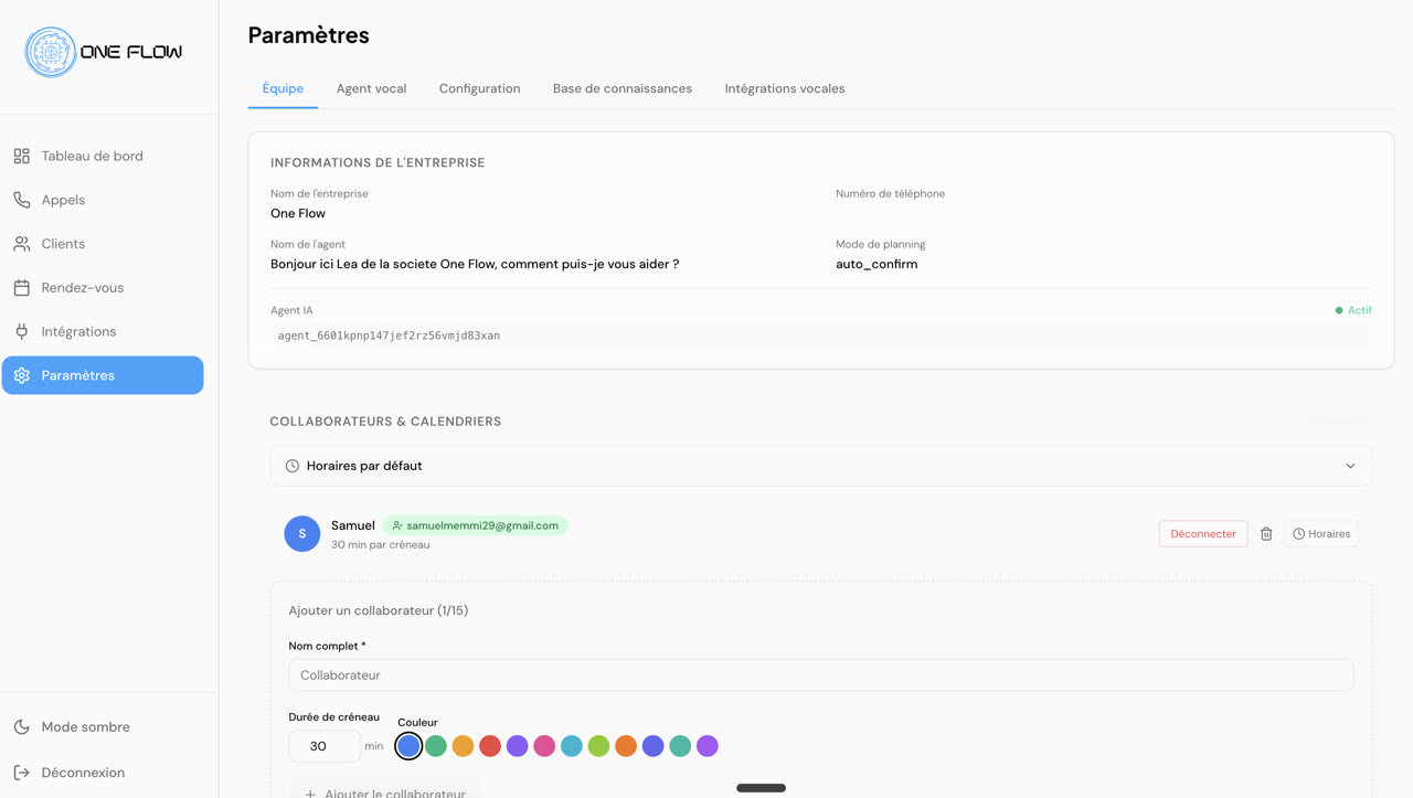 Connexion à vos outils
